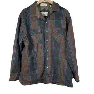 Northwest Territory Brown Plaid Shacket Jacket Size XL